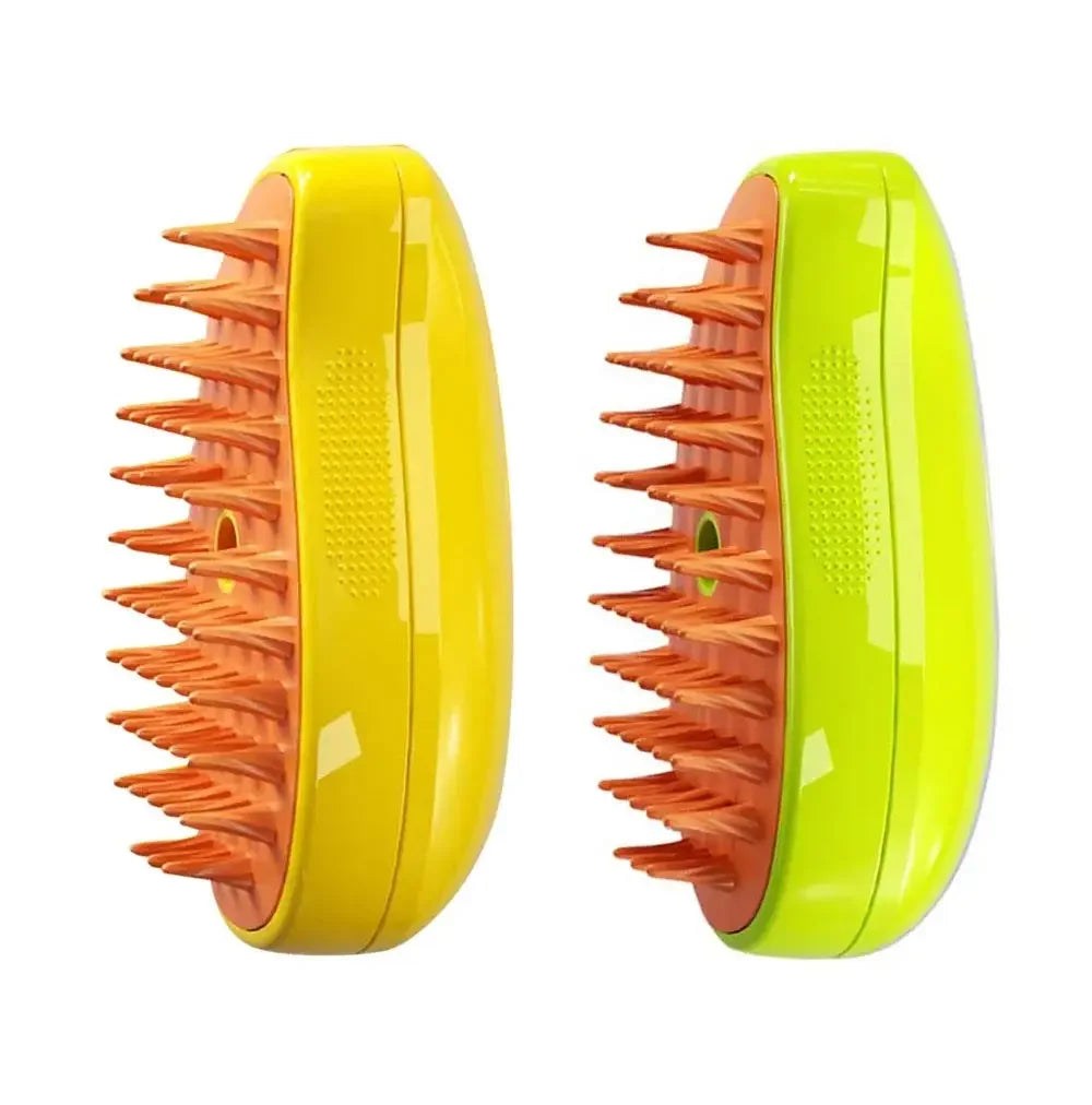 Premium Steam Pet Brush for Dogs & Cats
