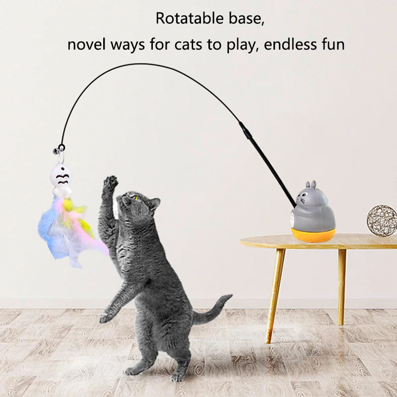 Cat funny cat stick