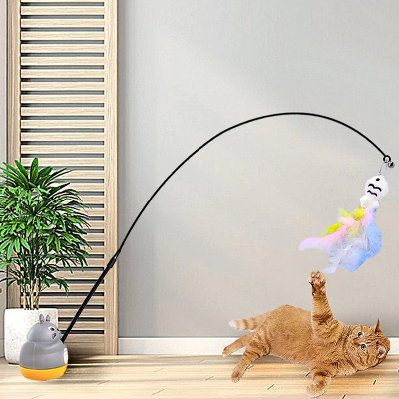 Cat funny cat stick