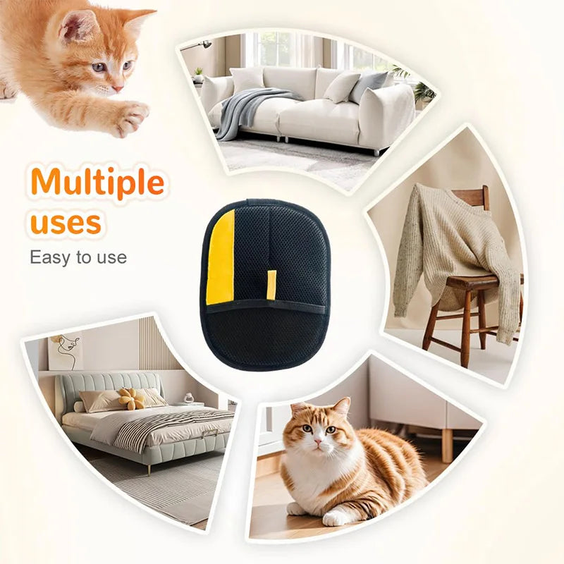 Pet Hair Cleaning And Collection Gloves