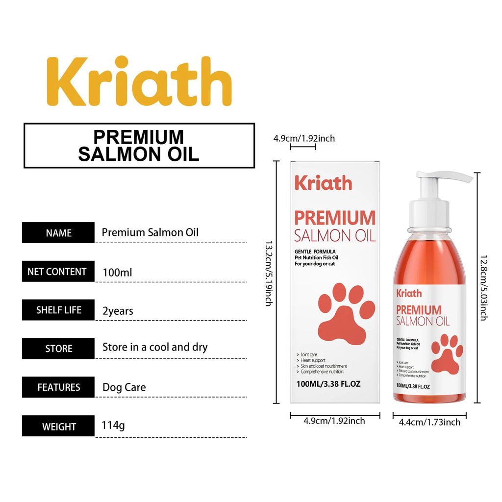Premium Salmon Fish Oil For Pets