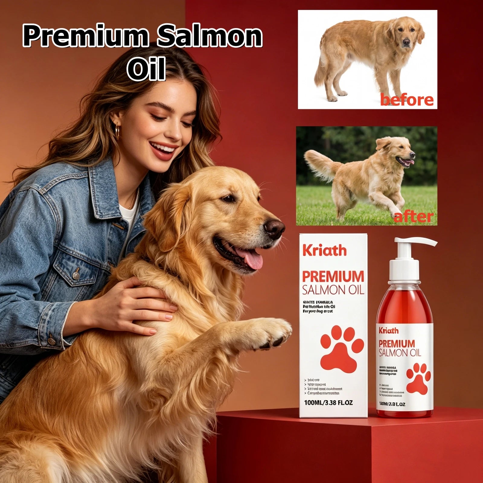 Premium Salmon Fish Oil For Pets