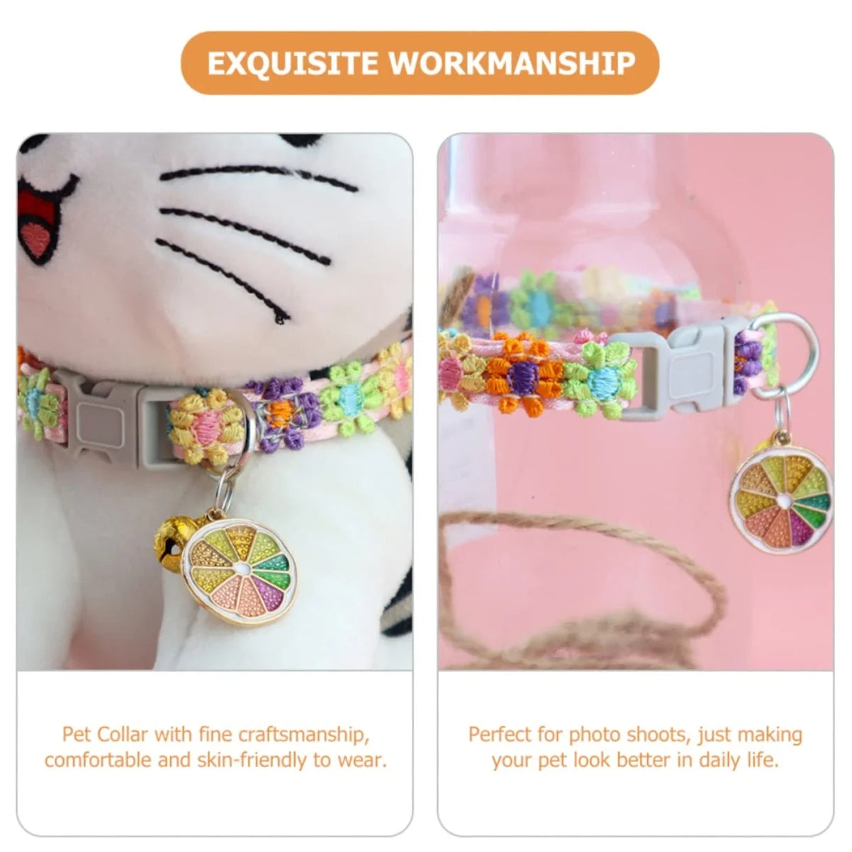 Pet Collar With Bell Cartoon
