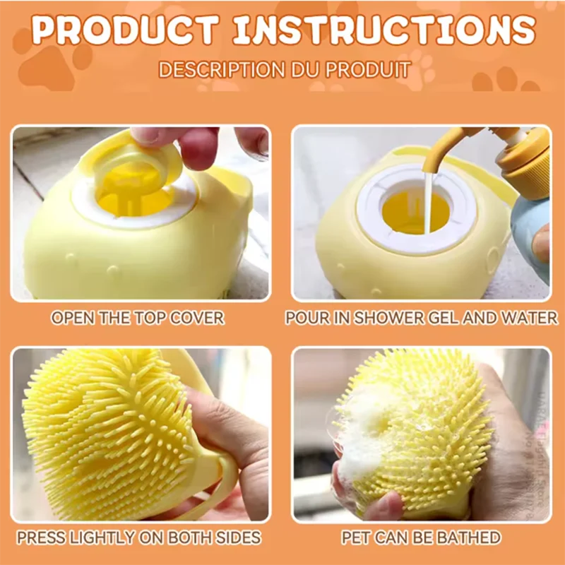 New Bath Massage Brush Bathroom