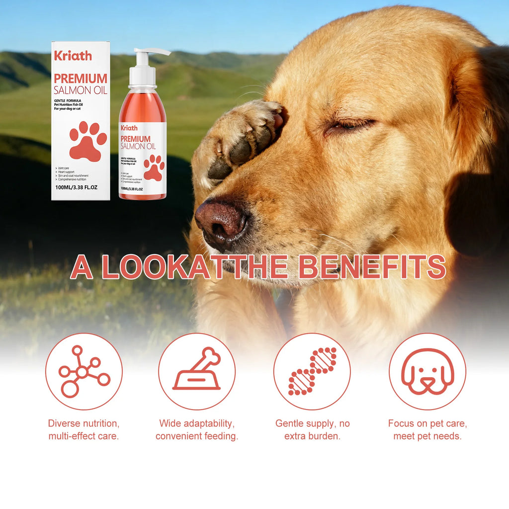 Premium Salmon Fish Oil For Pets