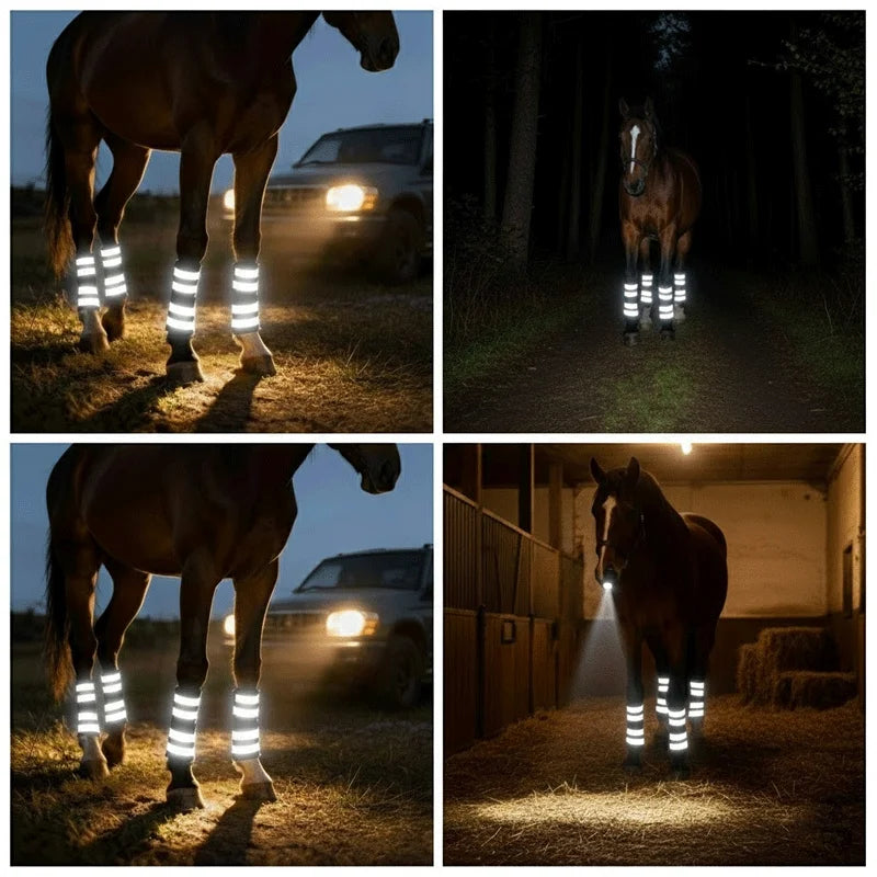 Horse Reflective Leg Wraps