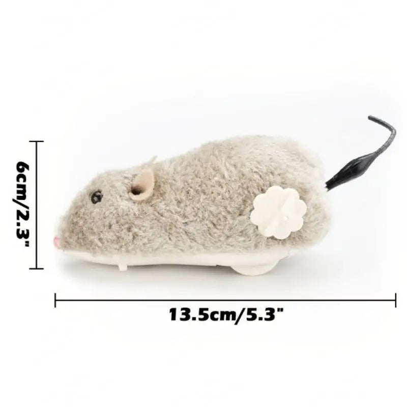Plush Mouse Running  Toy