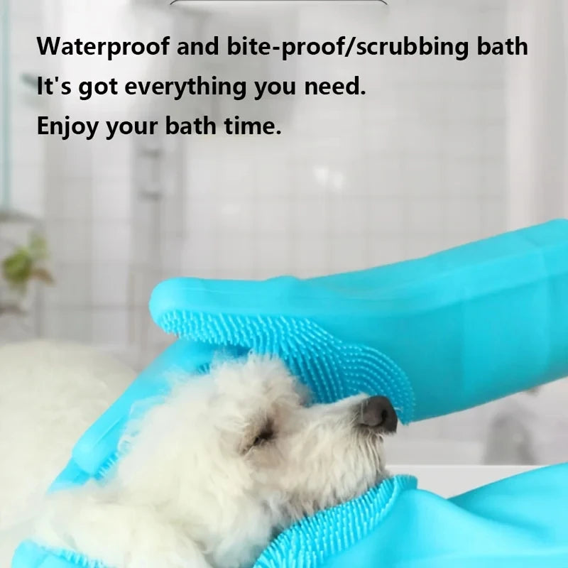 Pet Grooming Bath Gloves
