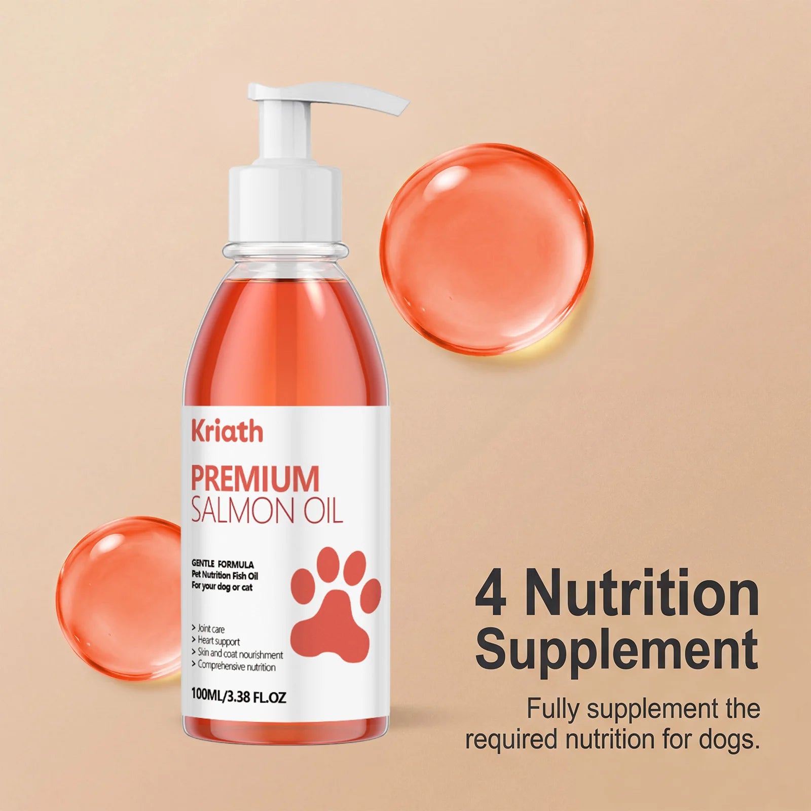 Premium Salmon Fish Oil For Pets